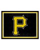 Fan Mats  LLC Pittsburgh Pirates 8x10 Rug Black