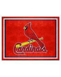 St. Louis Cardinals 8x10 Rug by   