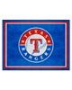 Fan Mats  LLC Texas Rangers 8x10 Rug Blue