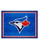 Fan Mats  LLC Toronto Blue Jays 8x10 Rug Blue