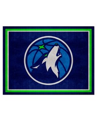 Minnesota Timberwolves 8x10 Rug by   