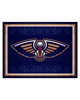 Fan Mats  LLC New Orleans Pelicans 8x10 Rug Navy