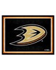 Fan Mats  LLC Anaheim Ducks 8x10 Rug Black