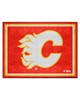 Fan Mats  LLC Calgary Flames 8x10 Rug Red