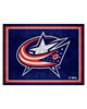 Fan Mats  LLC Columbus Blue Jackets 8x10 Rug Navy