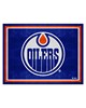 Fan Mats  LLC Edmonton Oilers 8x10 Rug Blue