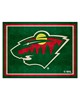 Fan Mats  LLC Minnesota Wild 8x10 Rug Green