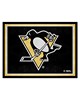 Fan Mats  LLC Pittsburgh Penguins 8x10 Rug Black