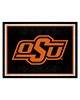 Fan Mats  LLC Oklahoma State Cowboys 8x10 Rug Black