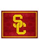 Fan Mats  LLC Southern California Trojans 8x10 Rug Cardinal