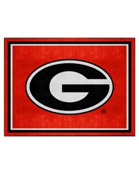 Georgia Bulldogs 8x10 Rug by   