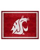 Fan Mats  LLC Washington State Cougars 8x10 Rug Red