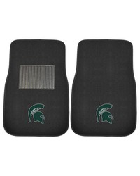 Michigan State Spartans 2-pc Embroidered Car Mat Set by   