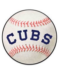 Chicago Cubs Baseball Mat Retro by   