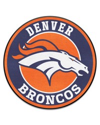 Denver Broncos Roundel Mat by   