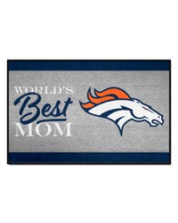 Denver Broncos Starter Mat World's Best Mom by   