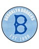 Fan Mats  LLC Brooklyn Dodgers Roundel Mat Retro Light Blue