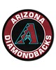 Fan Mats  LLC Arizona Diamondbacks Roundel Mat Black