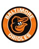 Fan Mats  LLC Baltimore Orioles Roundel Mat Black