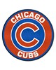 Fan Mats  LLC Chicago Cubs Roundel Mat Blue