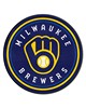 Fan Mats  LLC Milwaukee Brewers Roundel Mat Navy