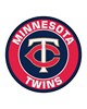 Fan Mats  LLC Minnesota Twins Roundel Mat Navy