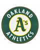 Fan Mats  LLC Oakland Athletics Roundel Mat Green