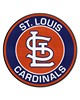 Fan Mats  LLC St. Louis Cardinals Roundel Mat Red