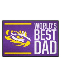 LSU Tigers Starter Mat World's Best Dad by   