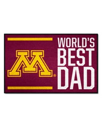 Minnesota Golden Gophers Starter Mat World's Best Dad by   