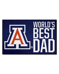 Arizona Wildcats Starter Mat World's Best Dad by   