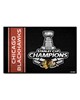 Fan Mats  LLC Chicago Blackhawks Starter Mat Champions Black