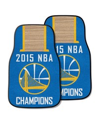 Golden State Warriors 2-pc Carpet Car Mat Set by   