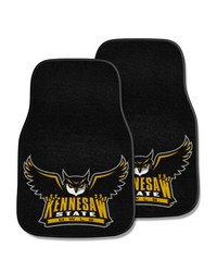 Kennesaw State Owls 2-pc Carpet Car Mat Set by   