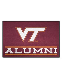 Virginia Tech Hokies Starter Mat Accent Rug  19in. x 30in. Alumni Starter Mat Maroon by   