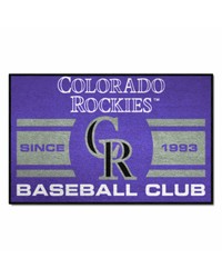 Colorado Rockies Starter Mat Uniform by   