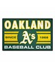 Fan Mats  LLC Oakland Athletics Starter Mat Uniform Green