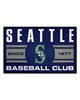 Fan Mats  LLC Seattle Mariners Starter Mat Uniform Navy