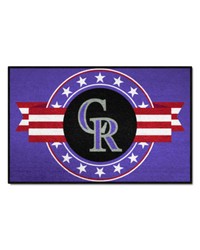 Colorado Rockies Starter Mat MLB Patriotic by   