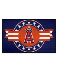 Los Angeles Angels Starter Mat MLB Patriotic by   