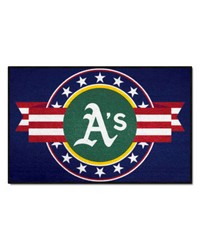 Oakland Athletics Starter Mat MLB Patriotic by   