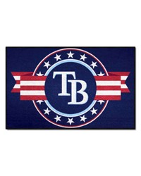 Tampa Bay Rays Starter Mat MLB Patriotic by   