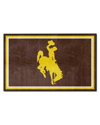 Wyoming Cowboys 4x6 Rug by   