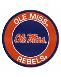 Ole Miss Rebels Roundel Mat by   