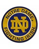 Fan Mats  LLC Notre Dame Fighting Irish Roundel Mat Navy