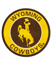 Wyoming Cowboys Roundel Mat by   