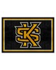 Fan Mats  LLC Kennesaw State Owls 5x8 Rug Black