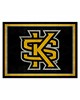 Fan Mats  LLC Kennesaw State Owls 8x10 Rug Black