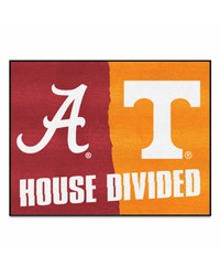 House Divided Alabama / Tennessee House Divided Mat by   