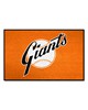 Fan Mats  LLC New York Giants Starter Mat Retro Orange